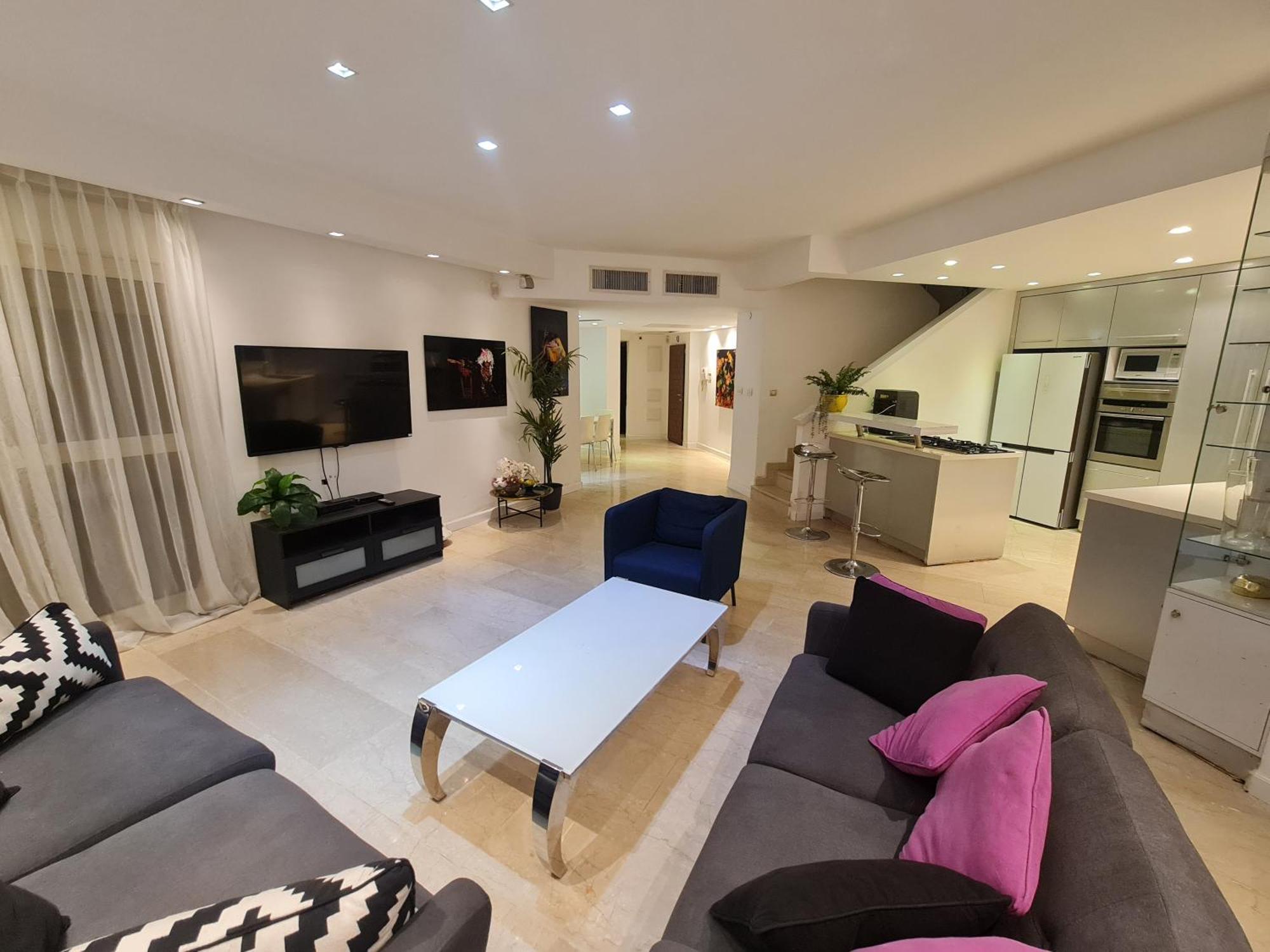 Apartmán Palmore Top Luxury Penthause With Juccuzi First Line Of The Seaside Ejlat Exteriér fotografie