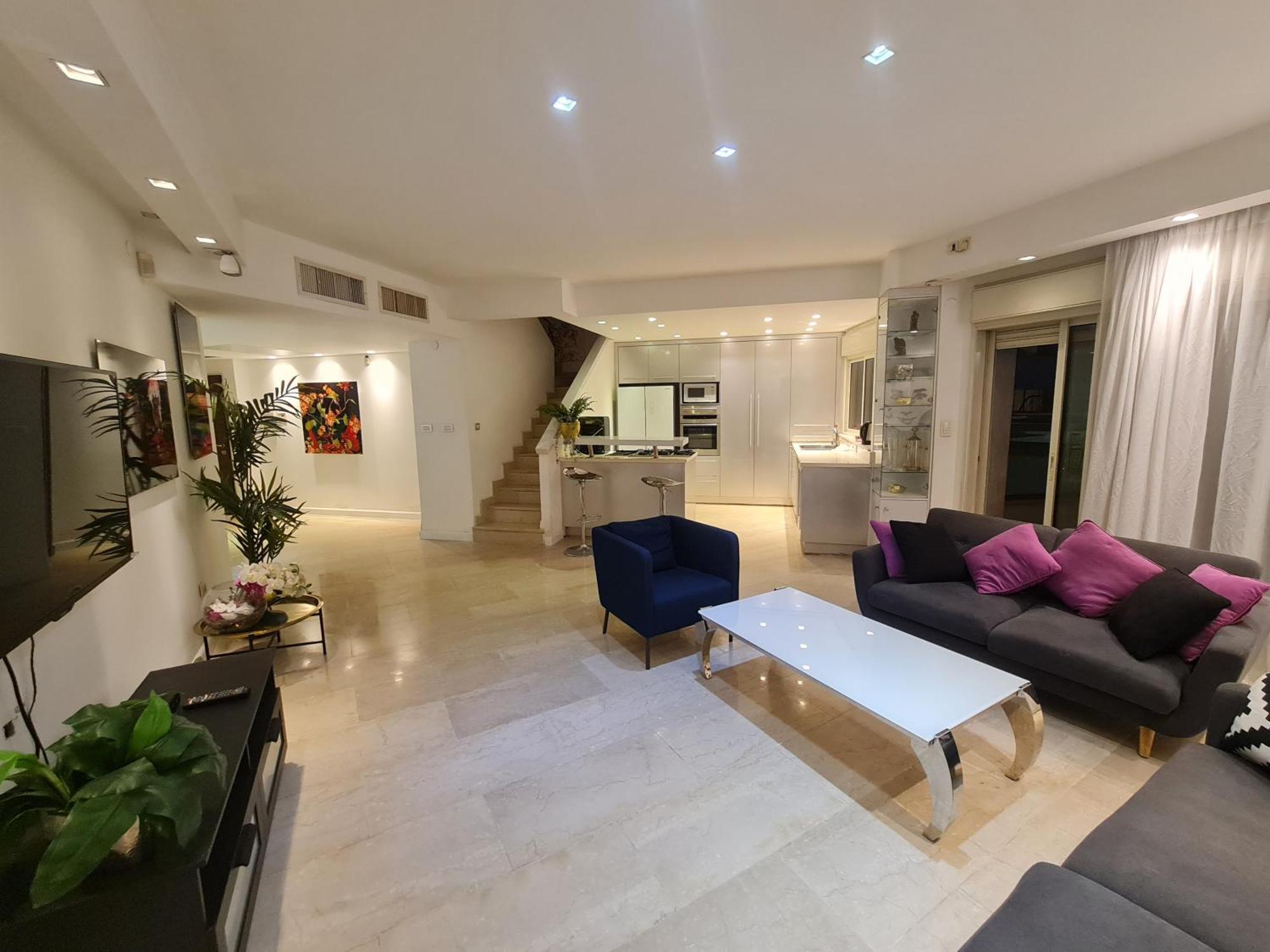 Apartmán Palmore Top Luxury Penthause With Juccuzi First Line Of The Seaside Ejlat Exteriér fotografie