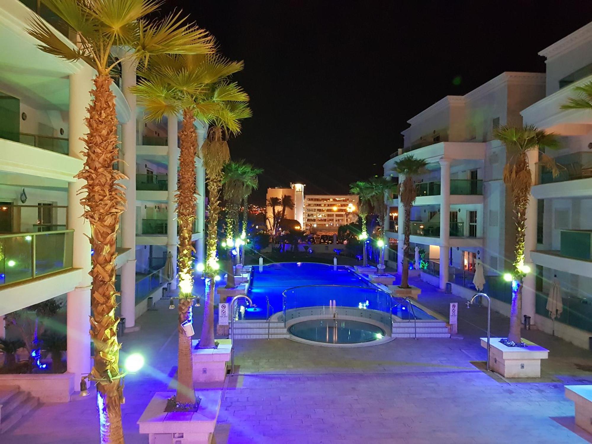 Apartmán Palmore Top Luxury Penthause With Juccuzi First Line Of The Seaside Ejlat Exteriér fotografie